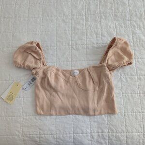 Aritzia Wilfred Novella Cap Sleeve Top XS NWT